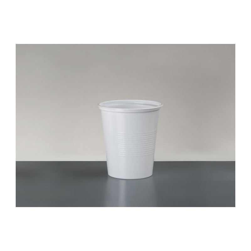 VASO PLASTICO 300cc BLANCO