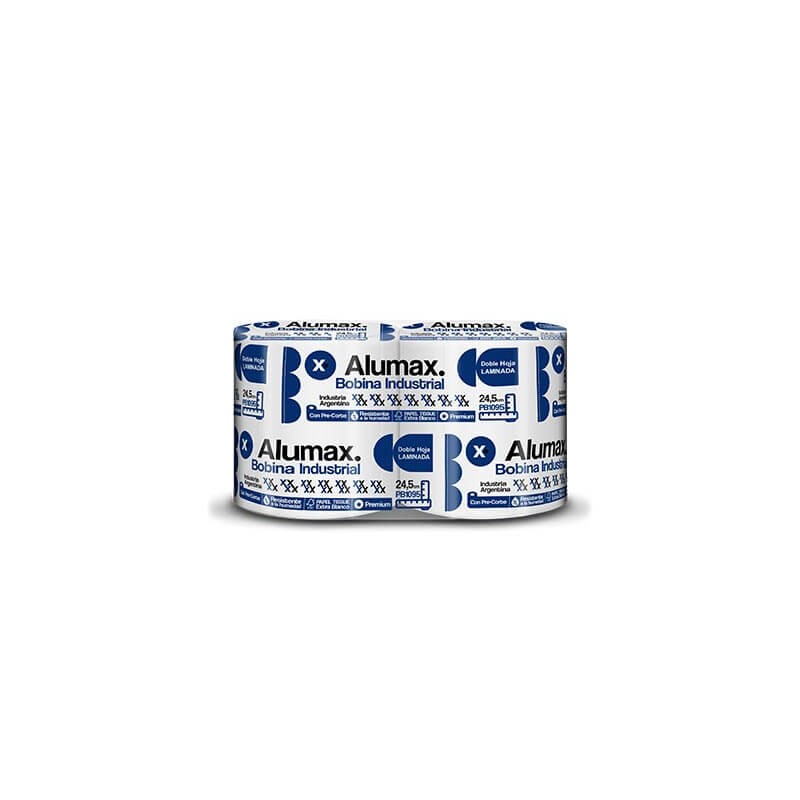 BOBINA CON PRECORTE ALUMAX x25cm