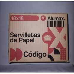 SERVILLETAS BLANCAS 18X18