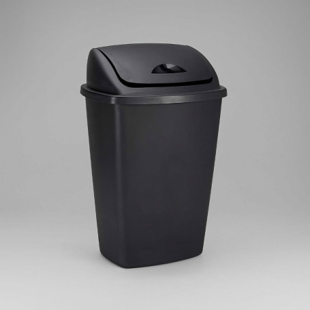 RECIPIENTE RESIDUOS 25LTS TAPA REBATIBLE